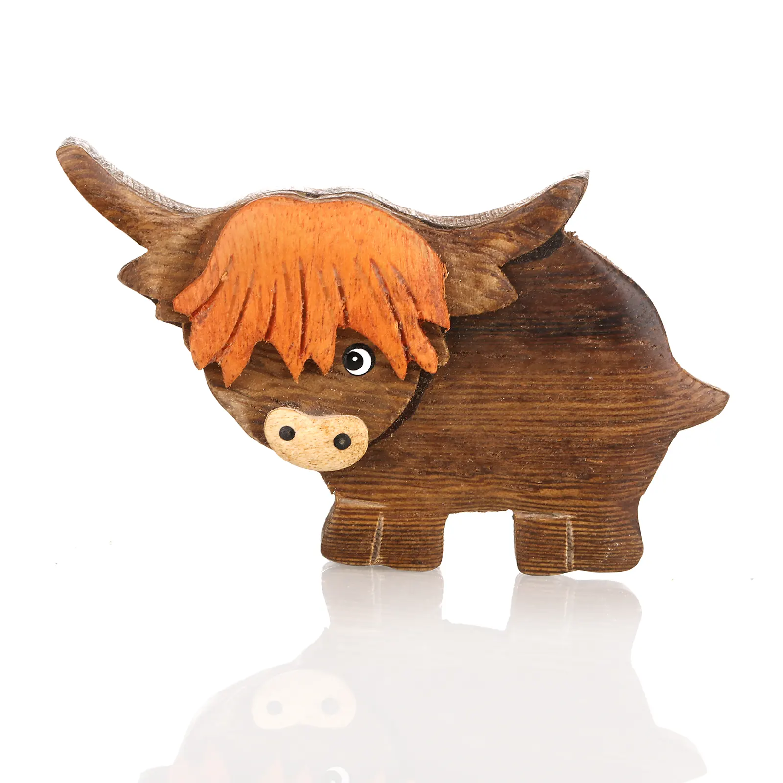 Highland Cow Holz Magnet / Kühlschrankmagnet aus Schottland Highland Cow Holz Magnet / Kühlschrankmagnet aus Schottland