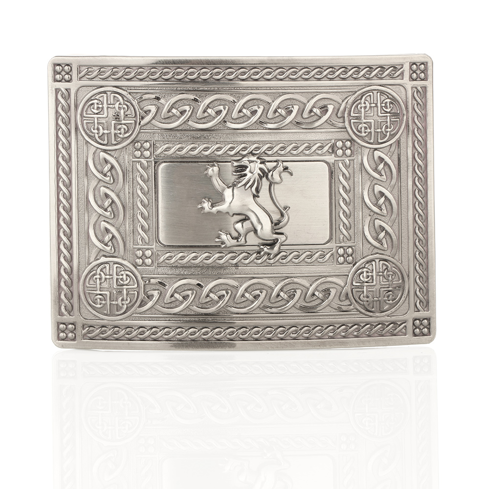 Kilt-buckle-guertelschnalle-scottish-lion-006 Lion Rampant - Kilt Gürtelschnalle mit schottischem Löwen