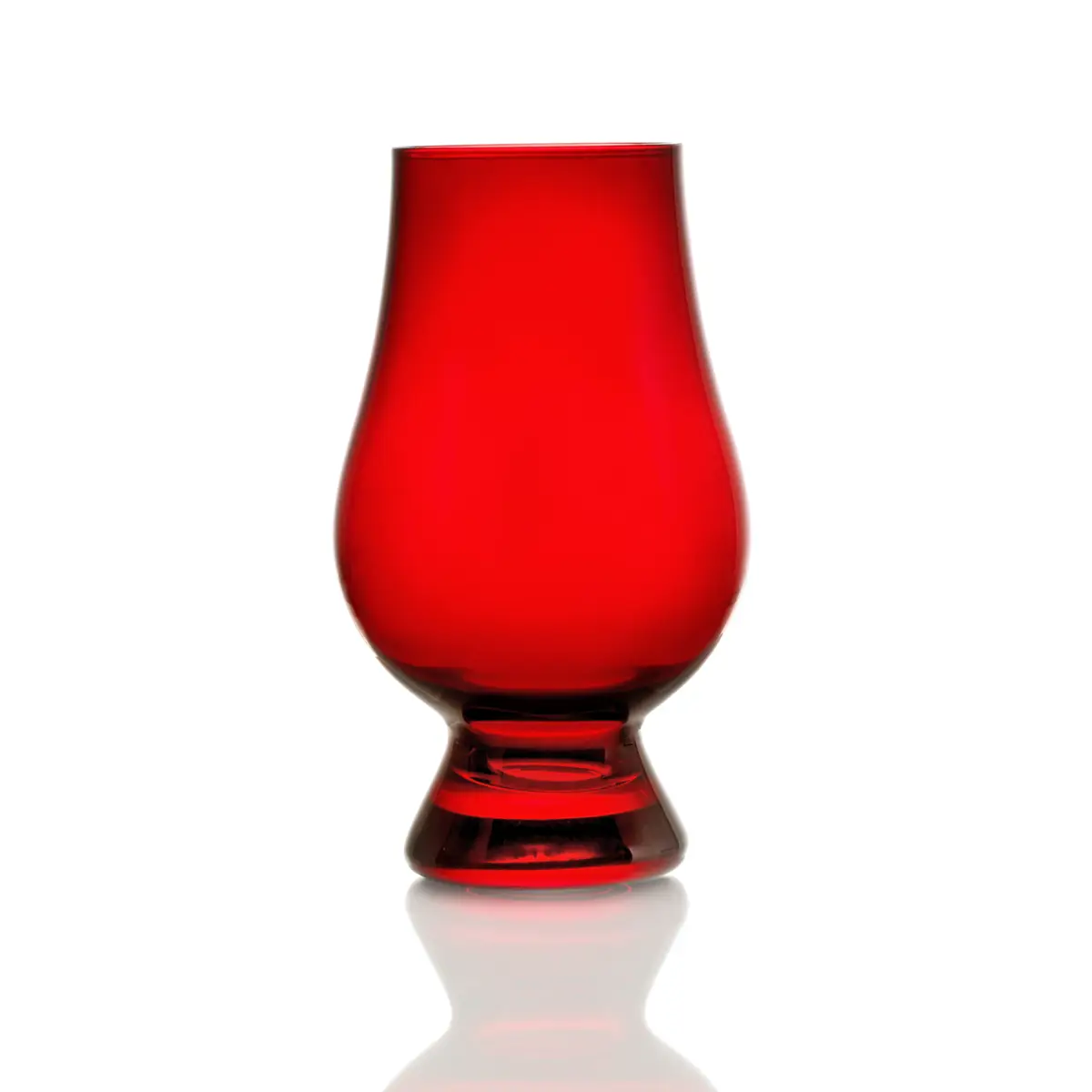 Coloured Glencairn Glas - Rot - für Blind Whisky Tasting