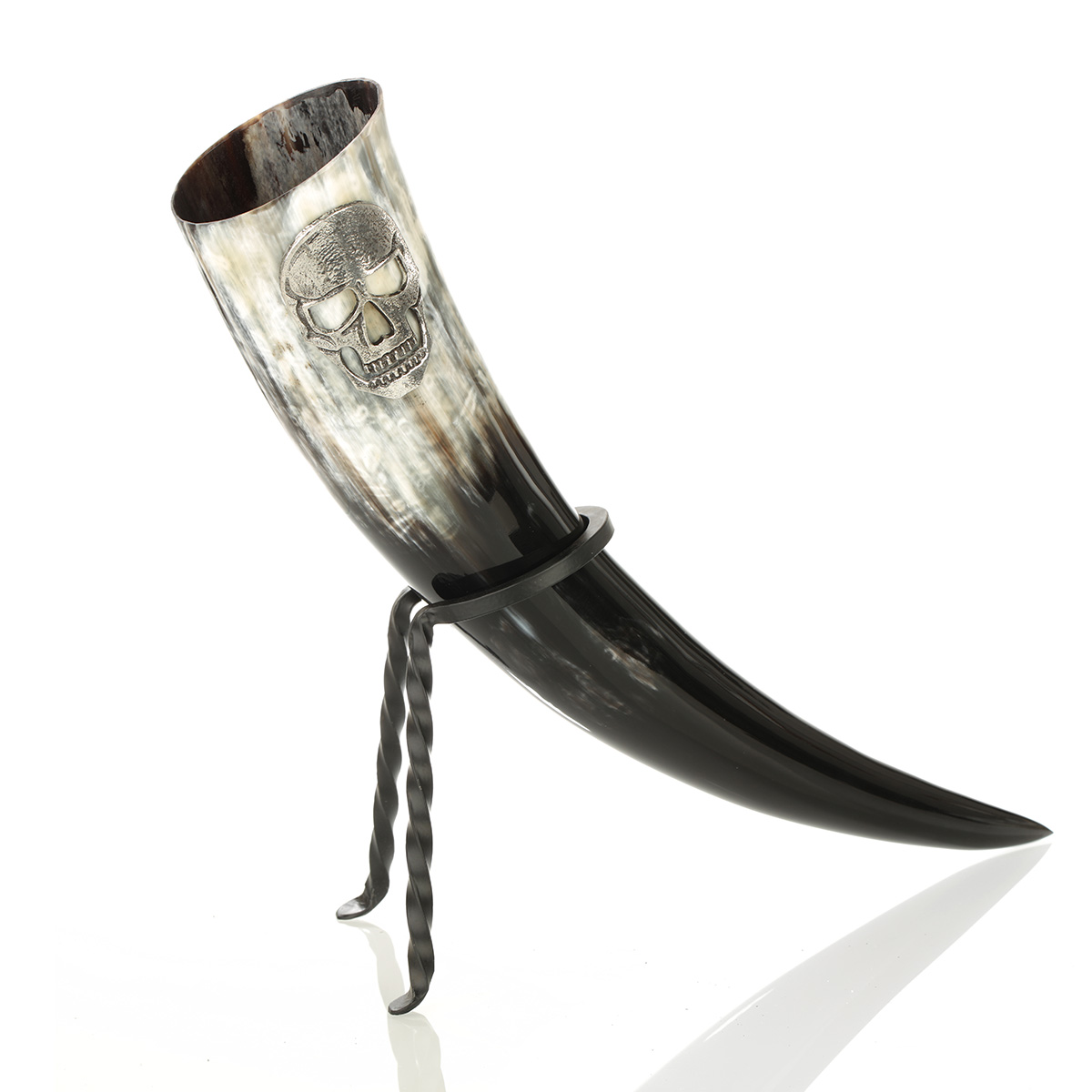 trinkhorn-staender-gusseisen-001 Trinkhornständer aus Gusseisen