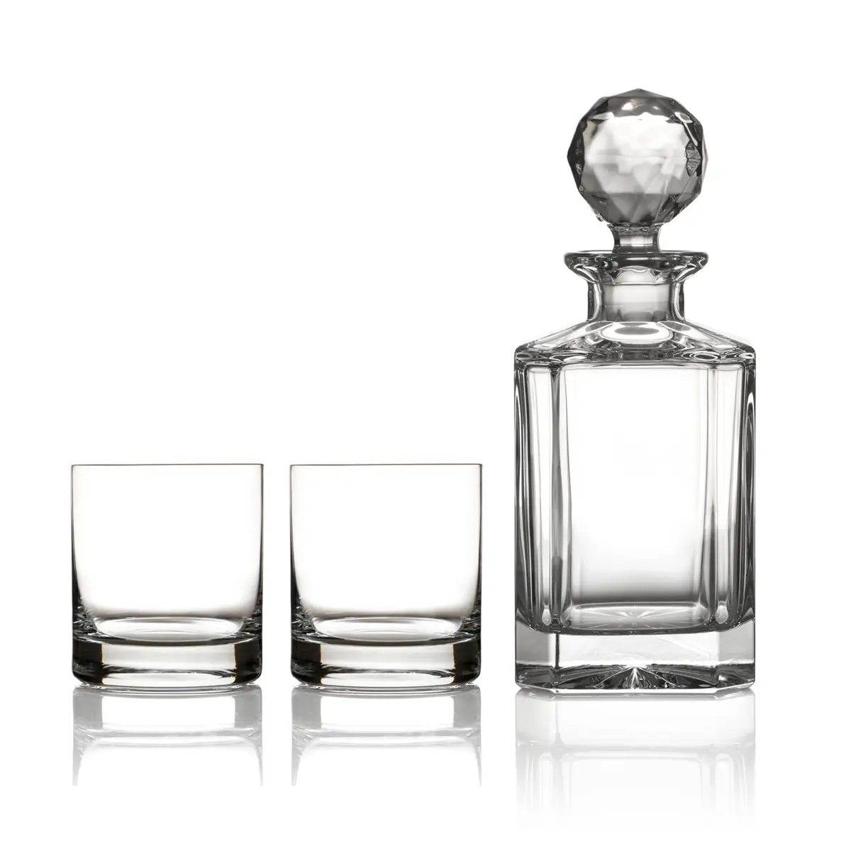 karaffe-dekanter-classic-set-whisky-kristall-glas-schottland-003 Classic Collection Kristall Whisky Set - Karaffe & 2 Gläser - Handgefertigt aus Kristallglas