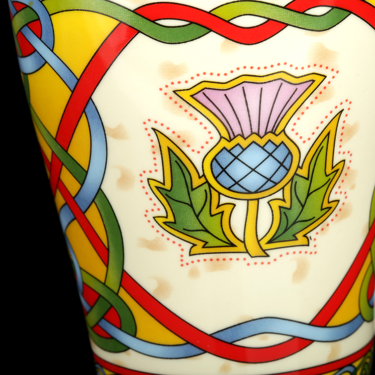 Kaffeebecher-Mug-schottland-schottische-distel-thistle-009 The Scottish Thistle Mug  - Kaffeebecher mit schottischer Distel & Keltischen Mustern