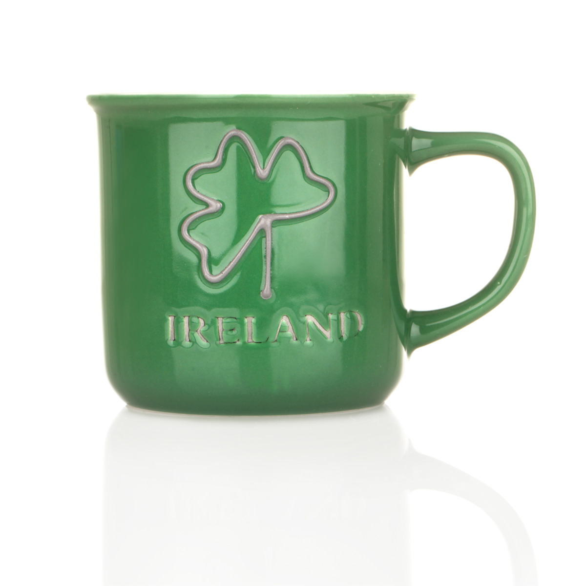 Ireland Shamrock Camper Style Mug - Keramikbecher aus Irland