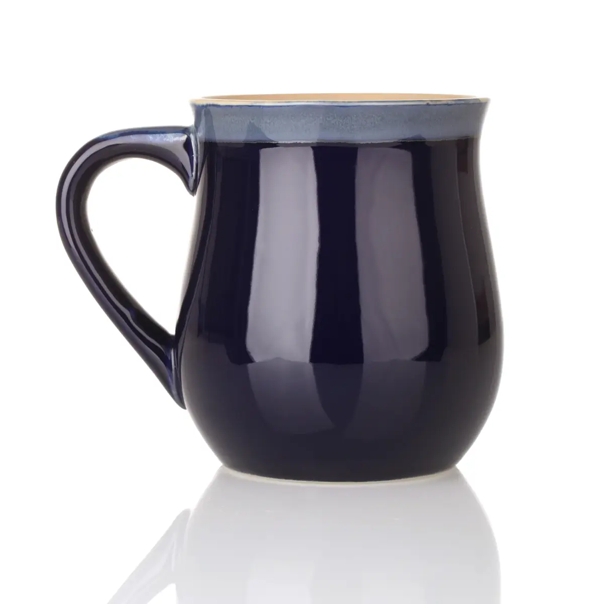 Piping Hot Mug - Scottish Piper Dudelsackbläser Kaffeebecher - Blau