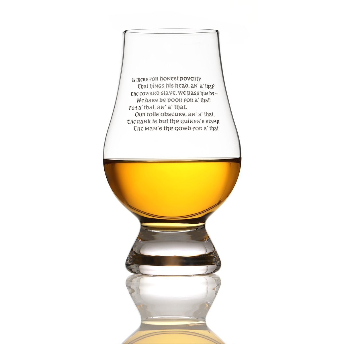 glencairn-whisky-tasting-glas-burns-man-002 Glencairn Whisky Tasting Glas mit Robert Burns Gravur 'A Man's a Man'