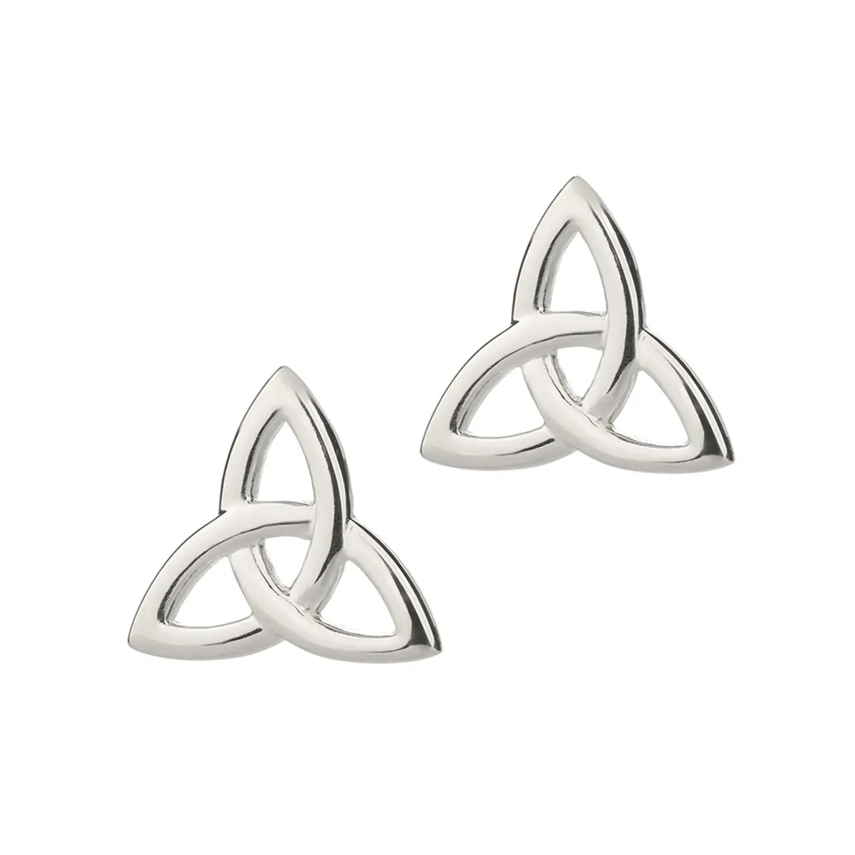 Trinity Knot - Keltische Ohrstecker aus Silber - Handgefertigt in Schottland Trinity Knot - Keltische Ohrstecker aus Silber - Handgefertigt in Schottland
