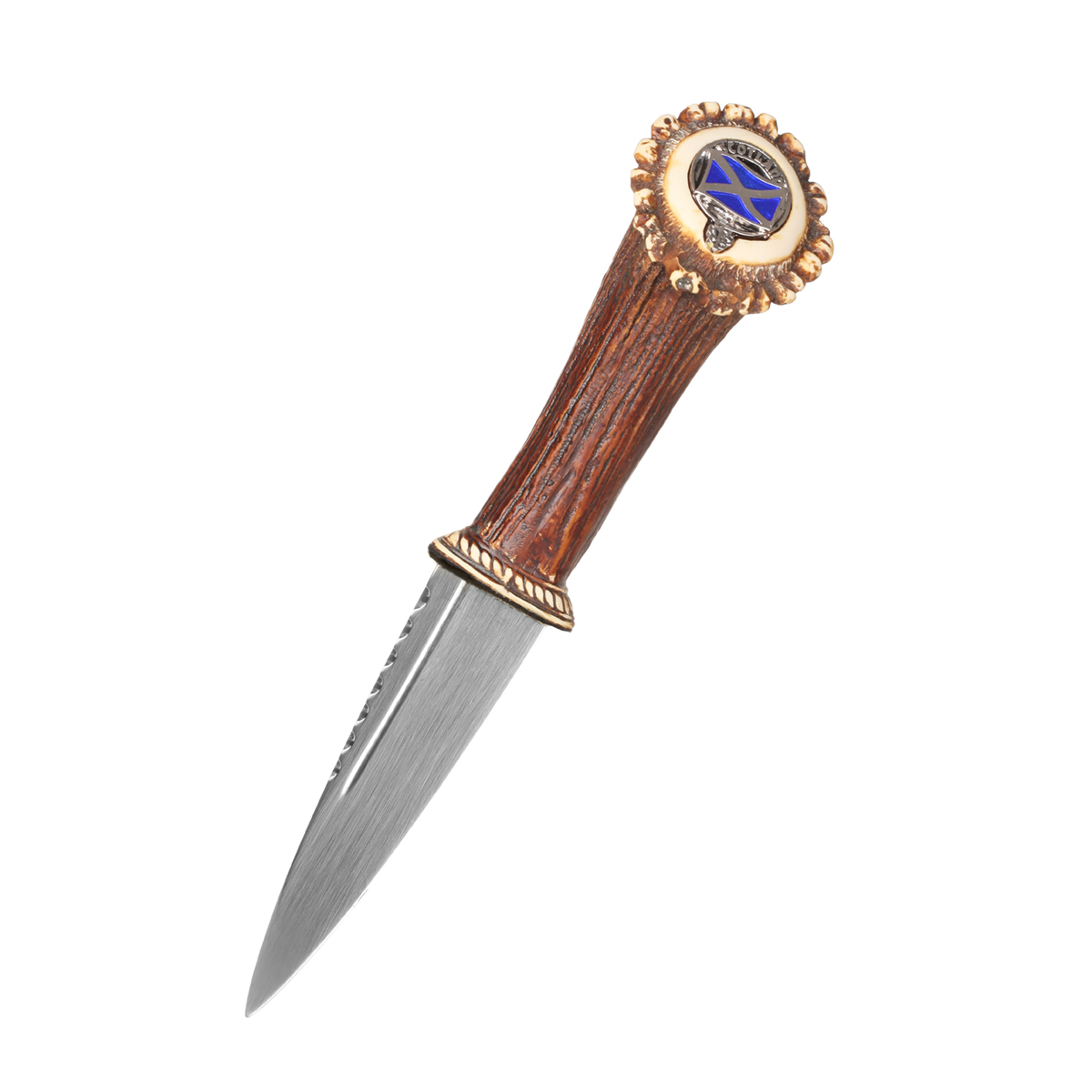 sgian-dubh-highland-kilt-schottland-saltire-005 highland Saltire Sgian Dubh - Schottische Flagge- Edelstahl mit Lederscheide