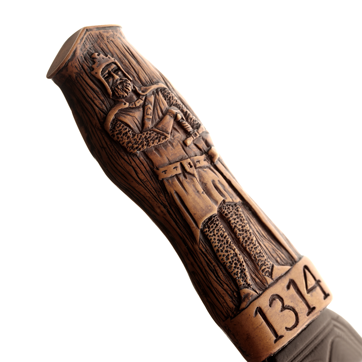 sgian-dubh-bannockburn-schottland-robert-bruce-009 Bannockburn Sgian Dubh aus Schottland - Robert Bruce - Edelstahl & Lederscheide