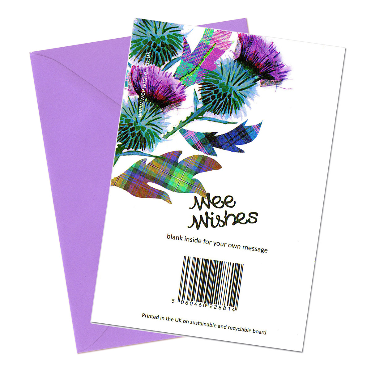 Birthday Thistles - Geburtstagskarte aus Schottland