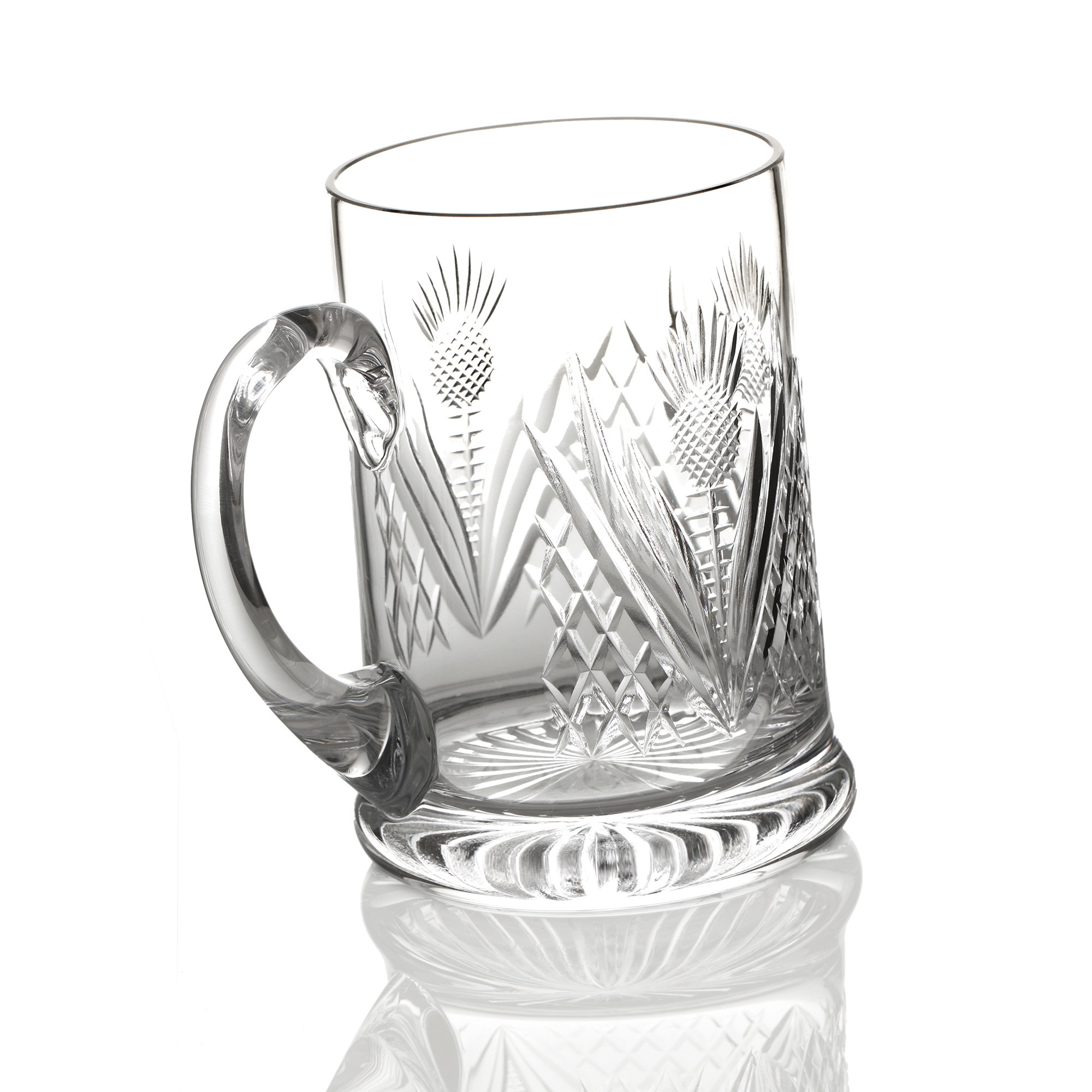 bierkrug-pint-glas-kristall-crystal-distle-thistle-0059QCMOout8f1PC Scottish Thistle 1 Pint Bierglas - Kristallglas mit Diamantschliff