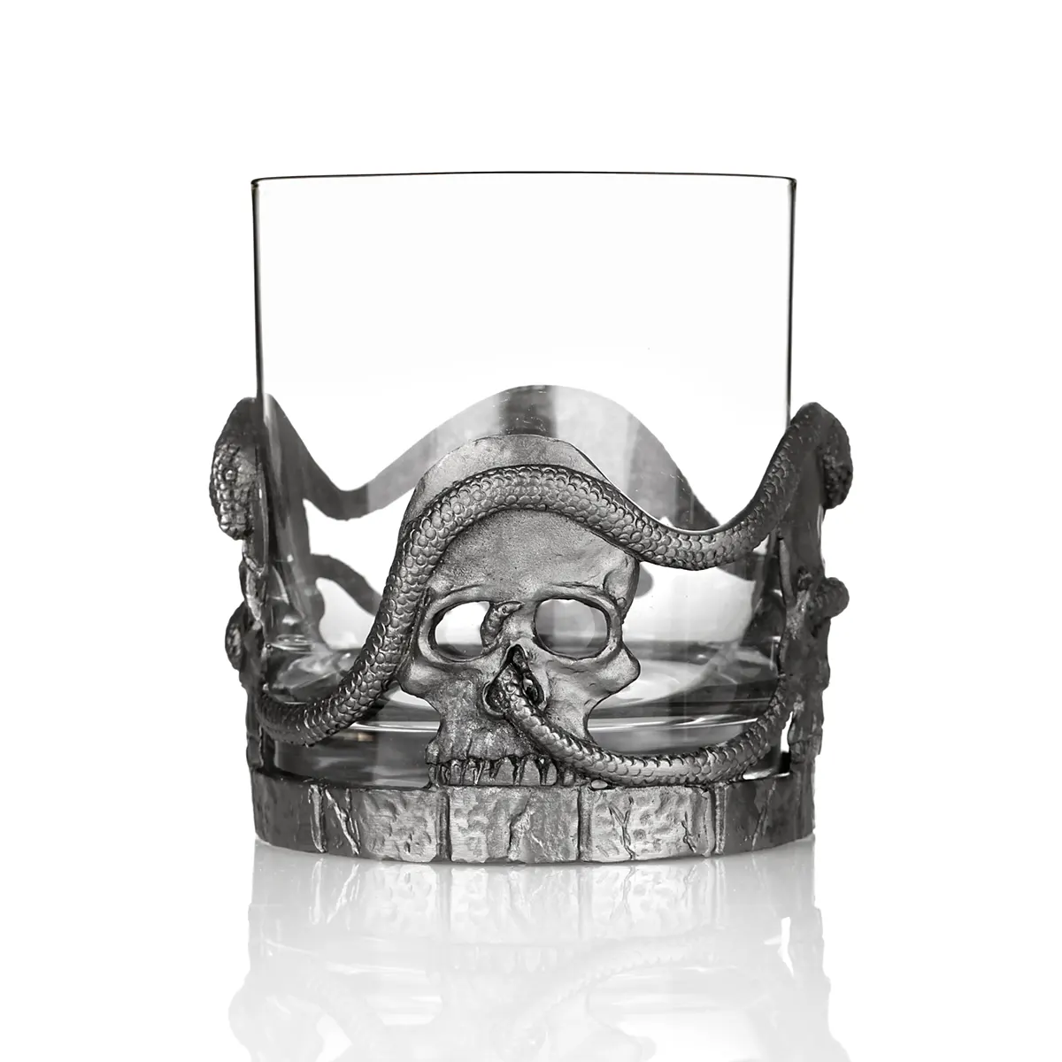 whisky-glas-tumbler-death-poison-skull-totenkopf-001 Skull Whisky Tumbler - Handgefertigtes Totenkopf Whiskyglas aus England