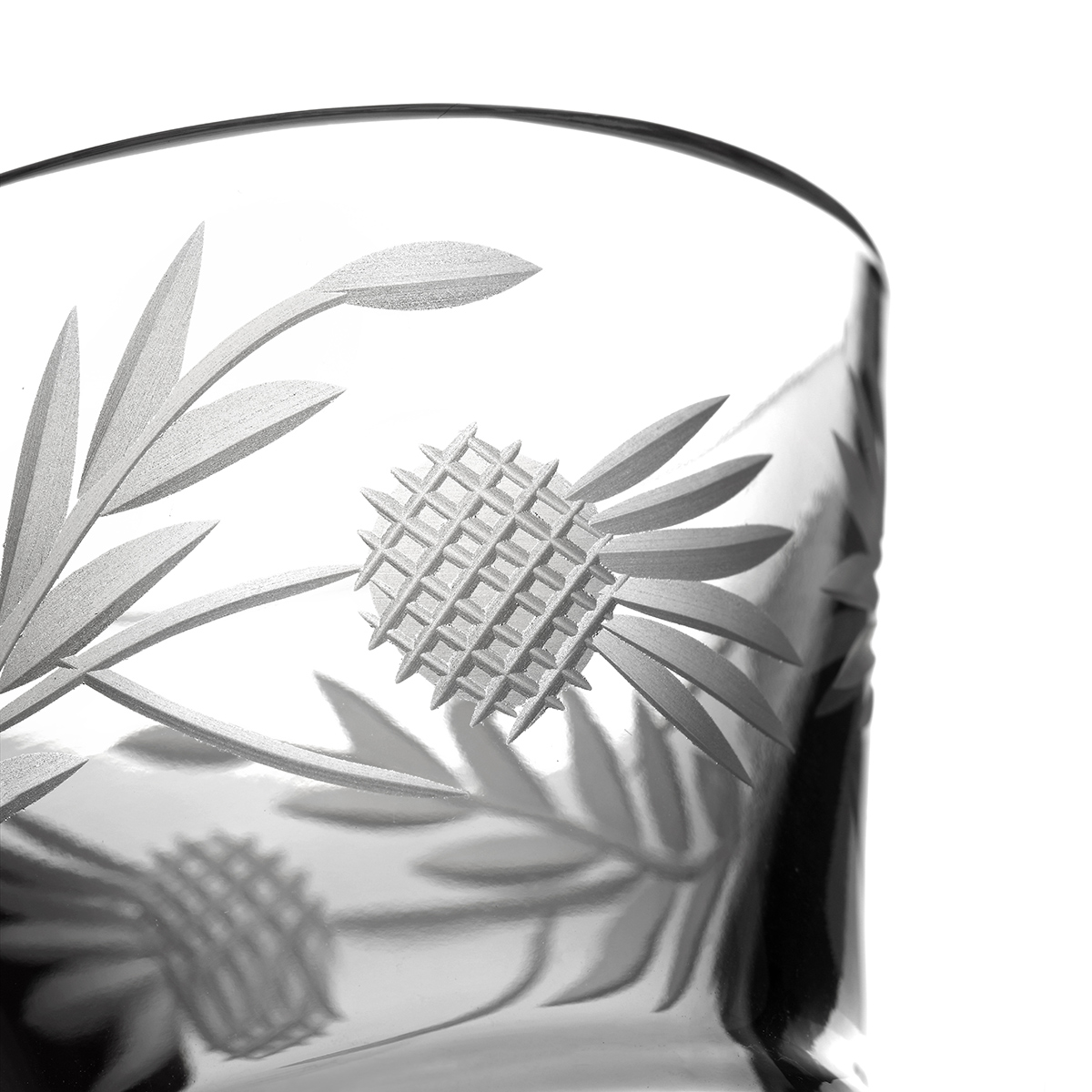 Flower of Scotland - Whiskyglas aus Schottland in Form einer Distel