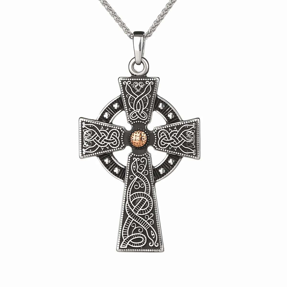 kette-anhaenger-keltisches-kreuz-celtic-warrior-cross-irland-silber-008 Antique Celtic Warrior Cross - keltisches Kreuz Anhänger & Kette aus Irland