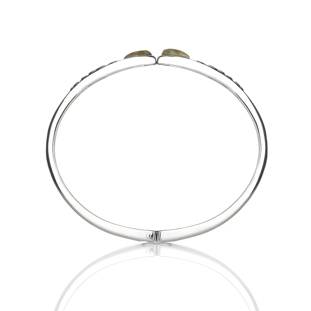 armband-armreif-silber-edelstahl-keltisch-connemara-marmor-005pcnXtxzIwO9pE Connemara Trinity Armreif aus Irland - Edelstahl rhodniert mit Scharnier