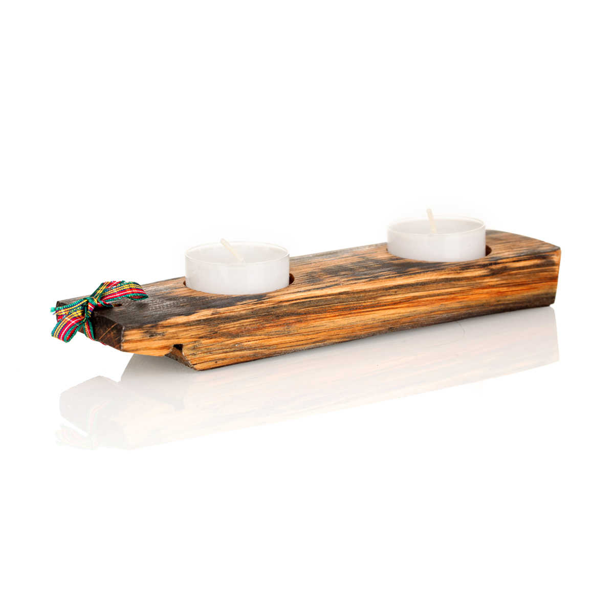 Plinth-staender-whisky-fass-holz-eiche-teelicht-005 Whisky Fass Flight Tray Teelichthalter aus Eiche - für 2 Teelichter