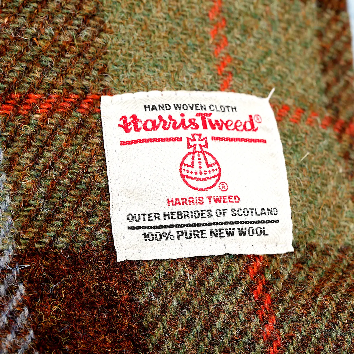 Harris Tweed Kissen aus Schottland - MacLeod Tartan - 45 x 45 cm