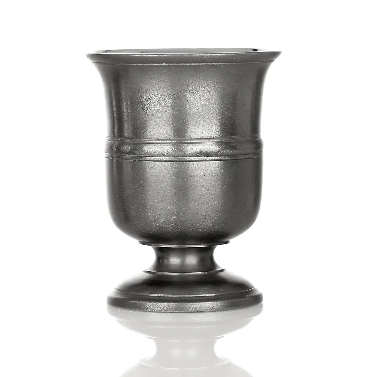 weinkelch-mittelalter-tudor-goblet-zinn-antik-half-pint-001 Tudor Goblet - 1/2 Pint Mittelalter Weinkelch aus England - Zinn antik