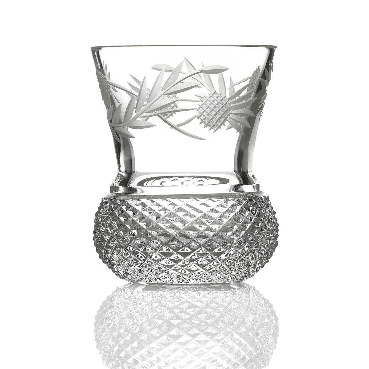 Flower of Scotland - Whiskyglas aus Schottland in Form einer Distel