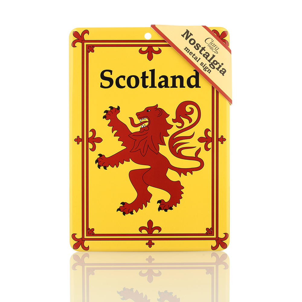Scottish Lion - schottischer Löwe - nostalgisches Blechschild