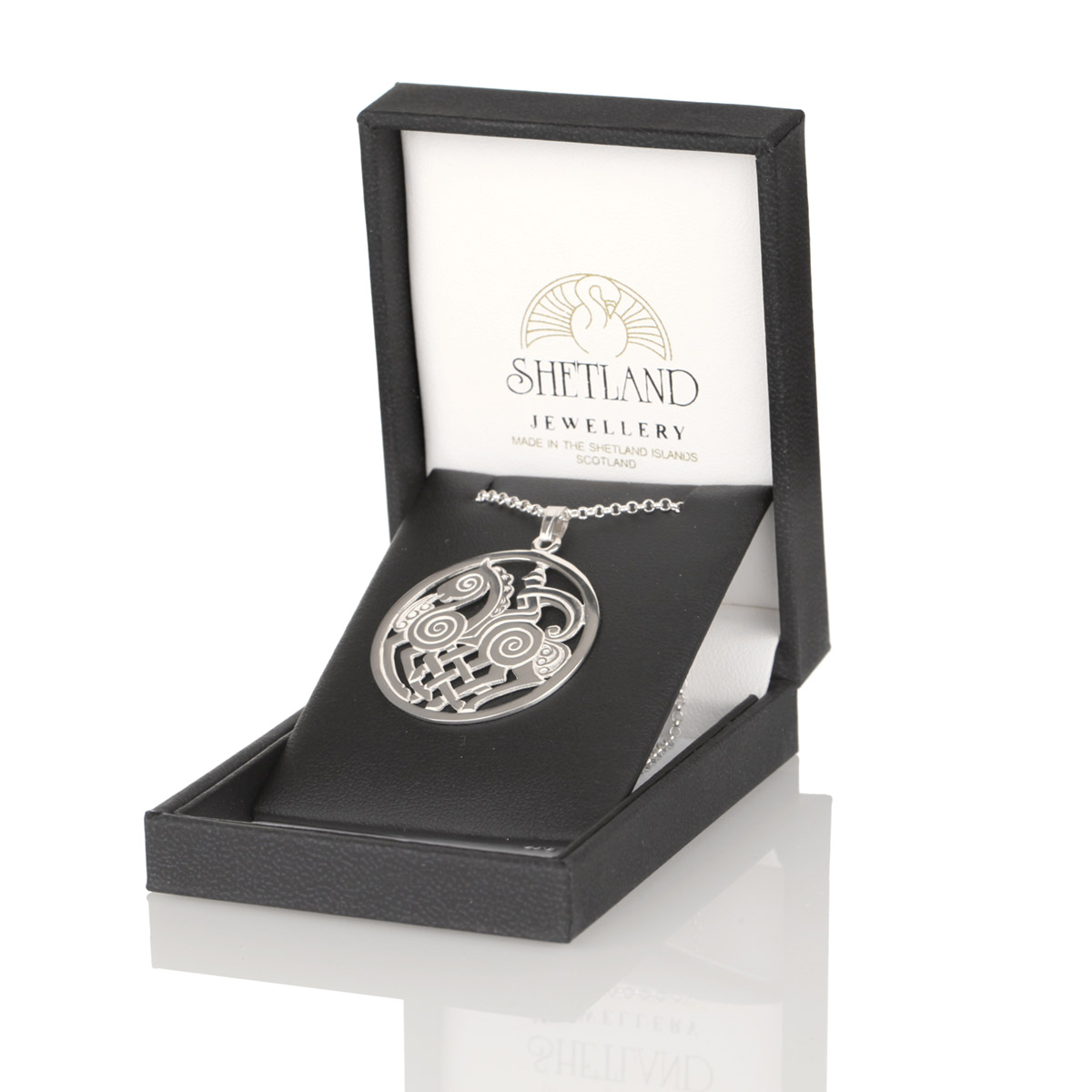 Sleipnir - Kette & Anhänger - Sterling Silber made in Shetland