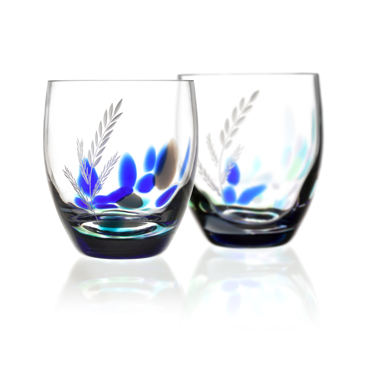 whiskey-glas-irland-irish-wild-atlantic-001 2 x Wild Atlantic Whiskey Tumbler - Handgefertigtes Kristallglas aus Irland