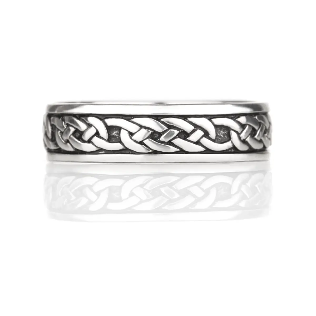 Damen Claddagh Ring aus Sterling Silber - handgefertigt in Irland