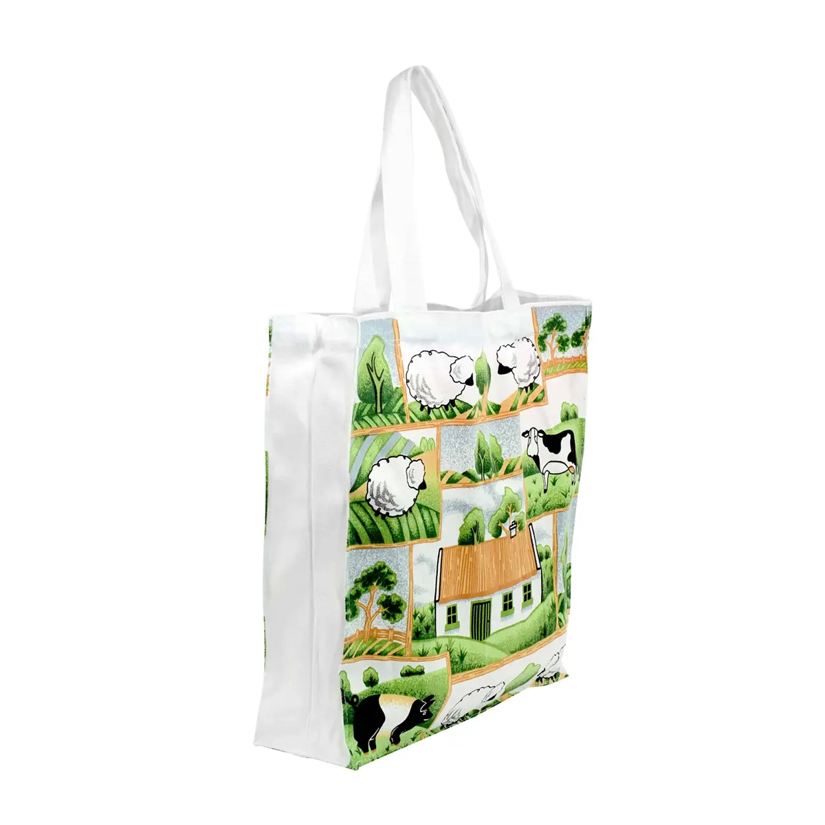 Irish Coutryside Shopping Bag - irische Einkaufstasche / Stoffbeutel