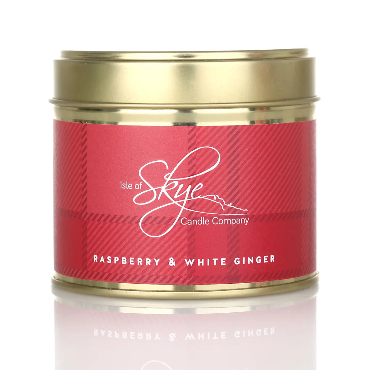 Isle of Skye Candles - Rasperry & White Ginger Travel Tin Isle of Skye Candles - Rasperry & White Ginger Travel Tin