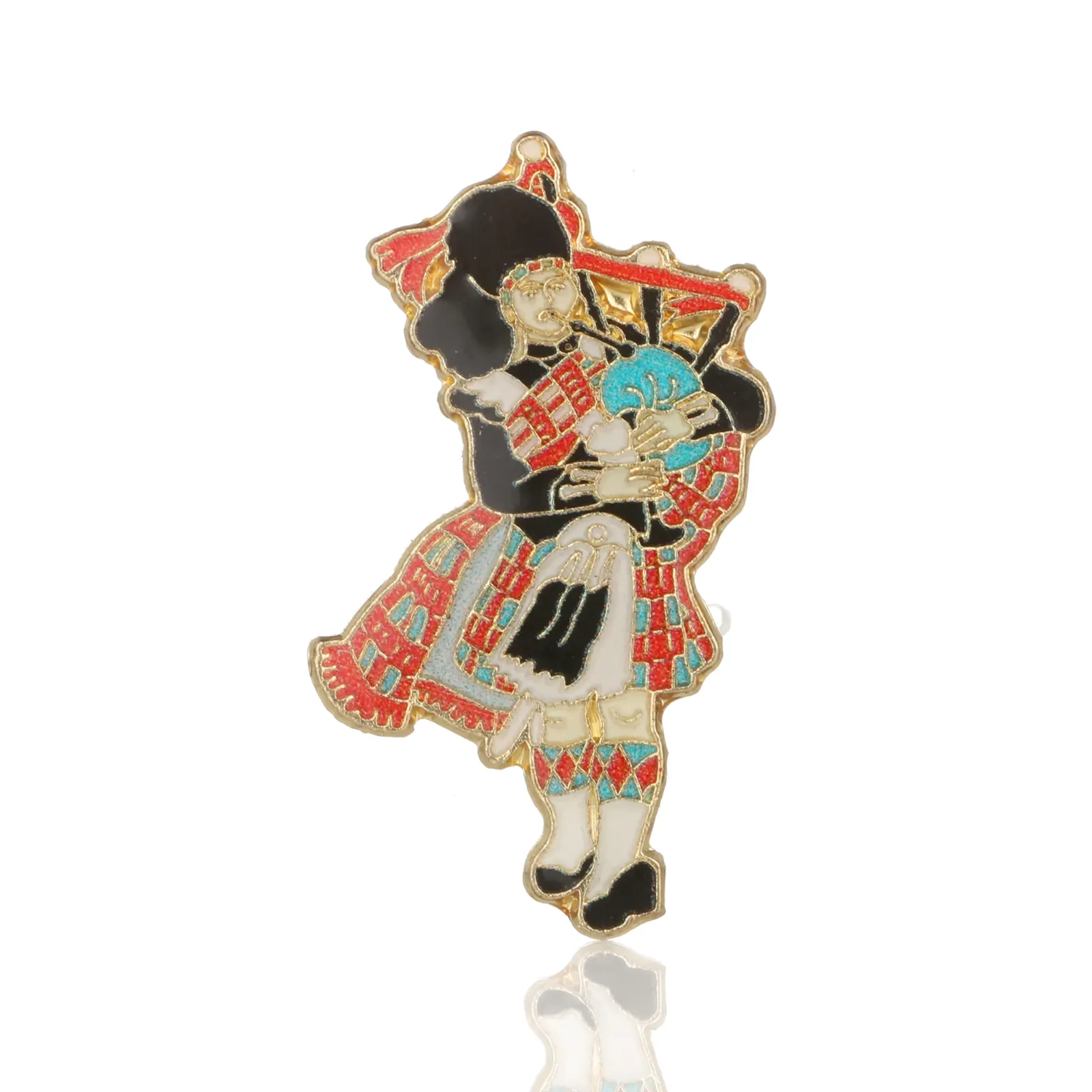 Scottish Piper Anstecknadel / Pin aus Schottland - Metall & Emaille Scottish Piper Anstecknadel / Pin aus Schottland - Metall & Emaille
