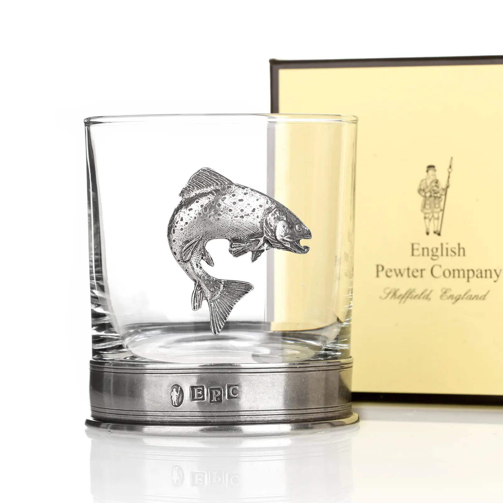 Forelle Whisky Tumbler - Handgefertigtes Whiskyglas aus England Forelle Whisky Tumbler - Handgefertigtes Whiskyglas aus England