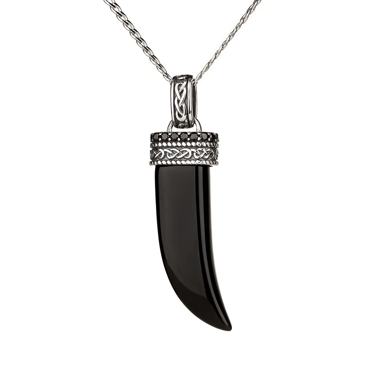 kette-anhaenger-spirit-celt-sky-black-onyx-horn-slber-irland-004 Spirit of the Celt - Black Onyx Horn - Sterling Silber Kette aus Irland