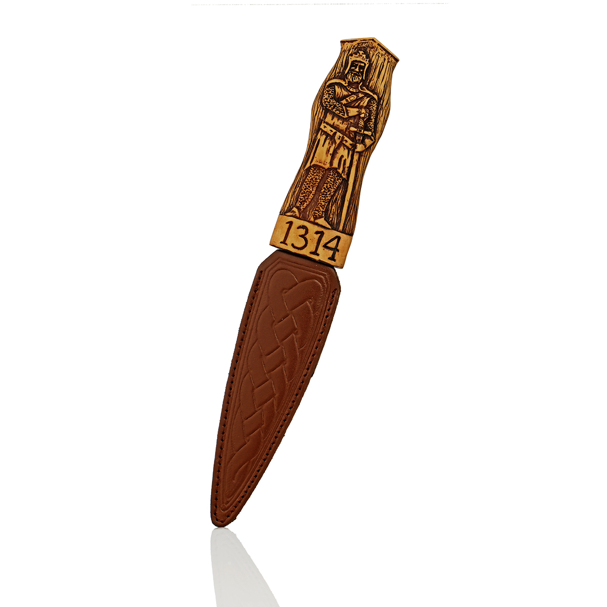 sgian-dubh-bannockburn-schottland-robert-bruce-012 Bannockburn Sgian Dubh aus Schottland - Robert Bruce - Edelstahl & Lederscheide