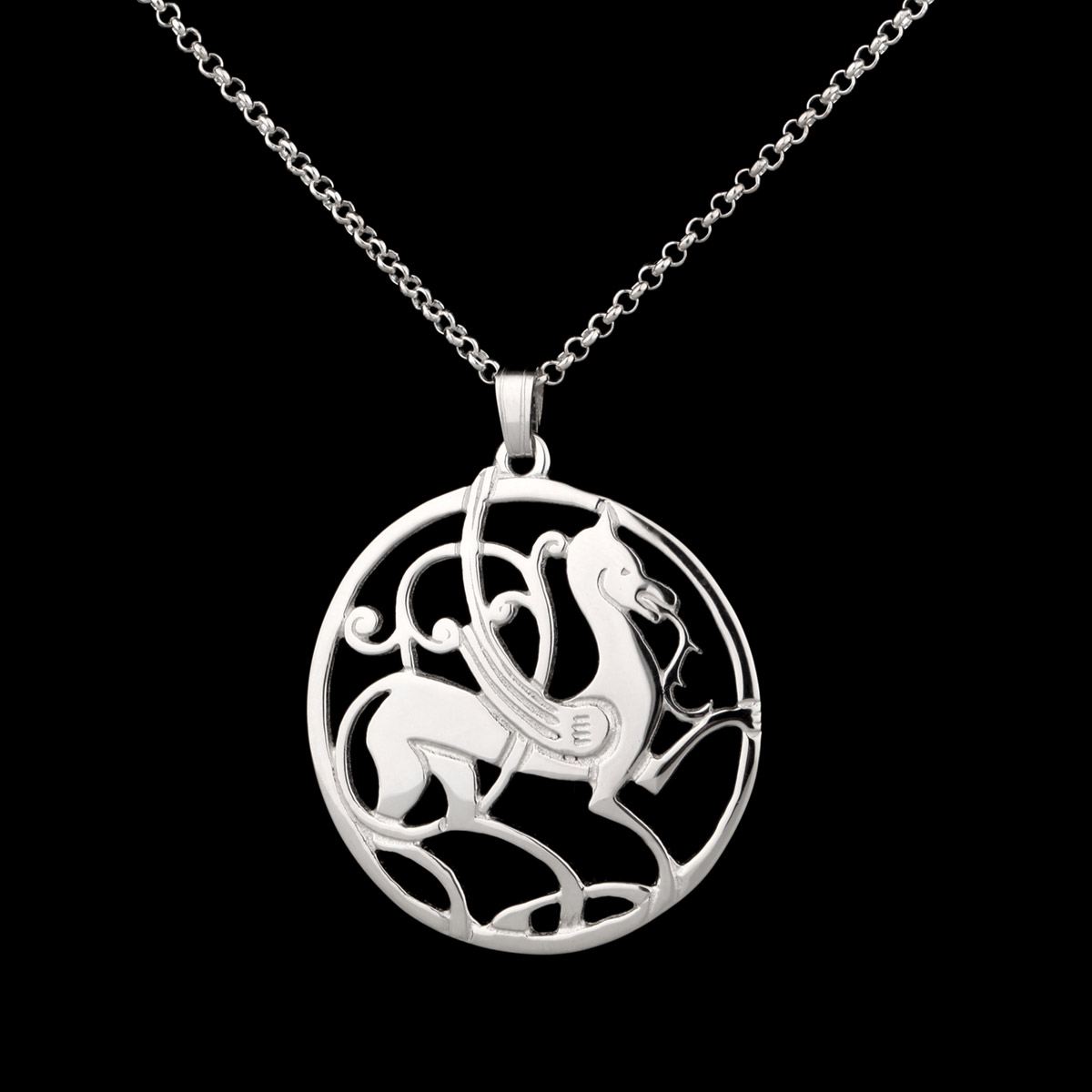 kette-anhaenger-wikinger-quendale-beast-silber-shetland-002 Quendale Beast Anhänger - Wikingerschmuck made in Shetland