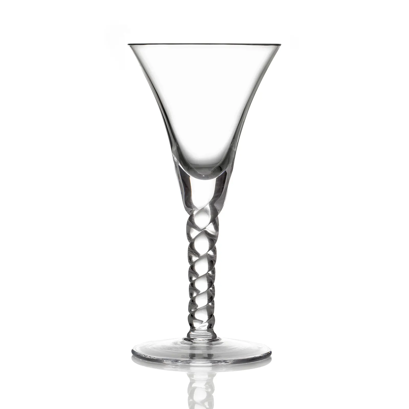 Jacobean Barley Twist - Handgefertigtes Jakobiten Whisky Glas aus Kristallglas