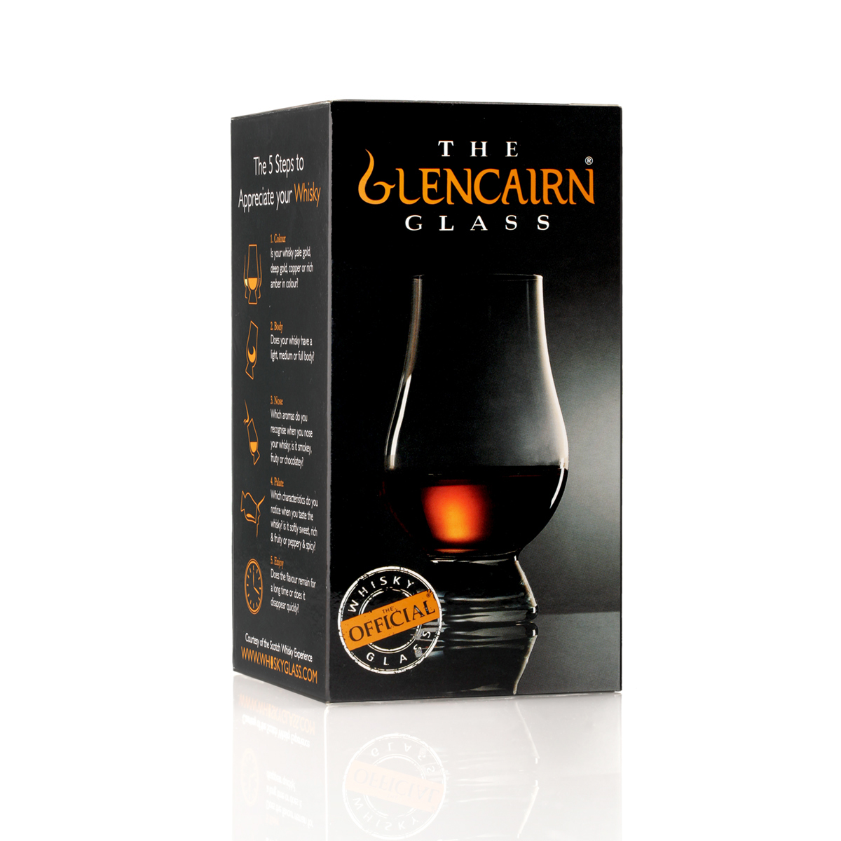 Glencairn Whisky Tasting Glas mit Robert Burns Gravur 'A Man's a Man'