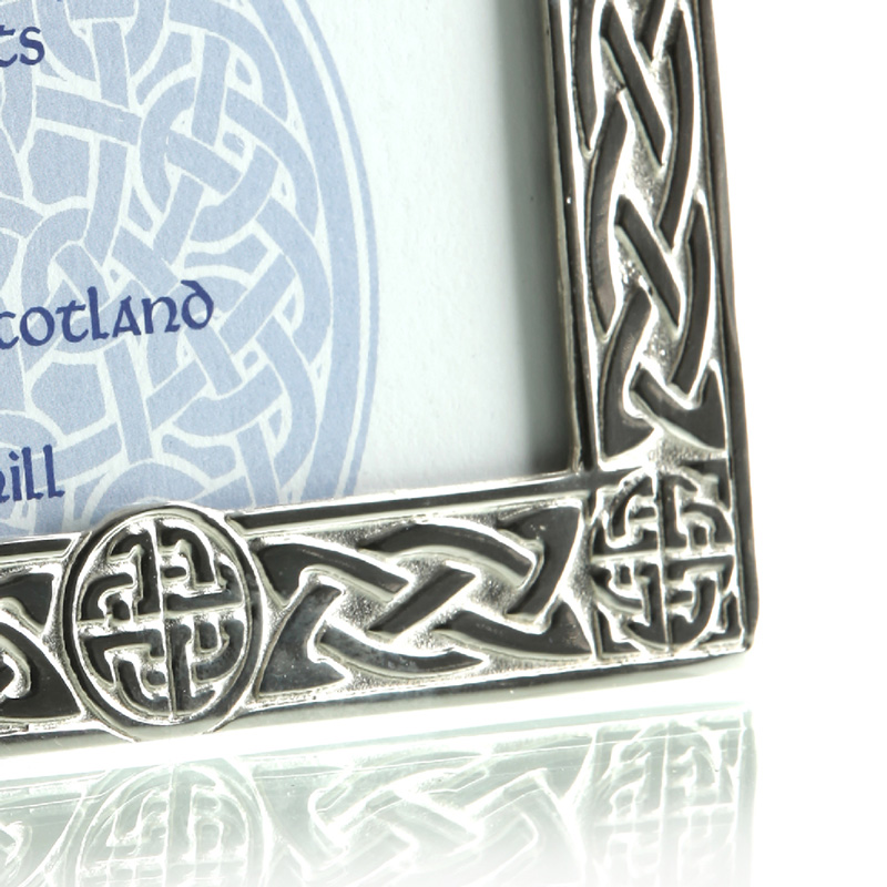 Celtic Cross - keltischer Bilderrahmen aus Schottland  - 4x6 Inch (ca 10x15 cm)