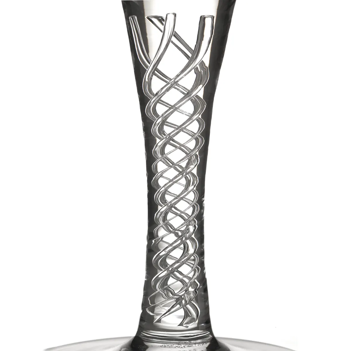 Flower of Scotland - Schottische Distel - 2 x Jakobiten Weinglas aus Kristallglas