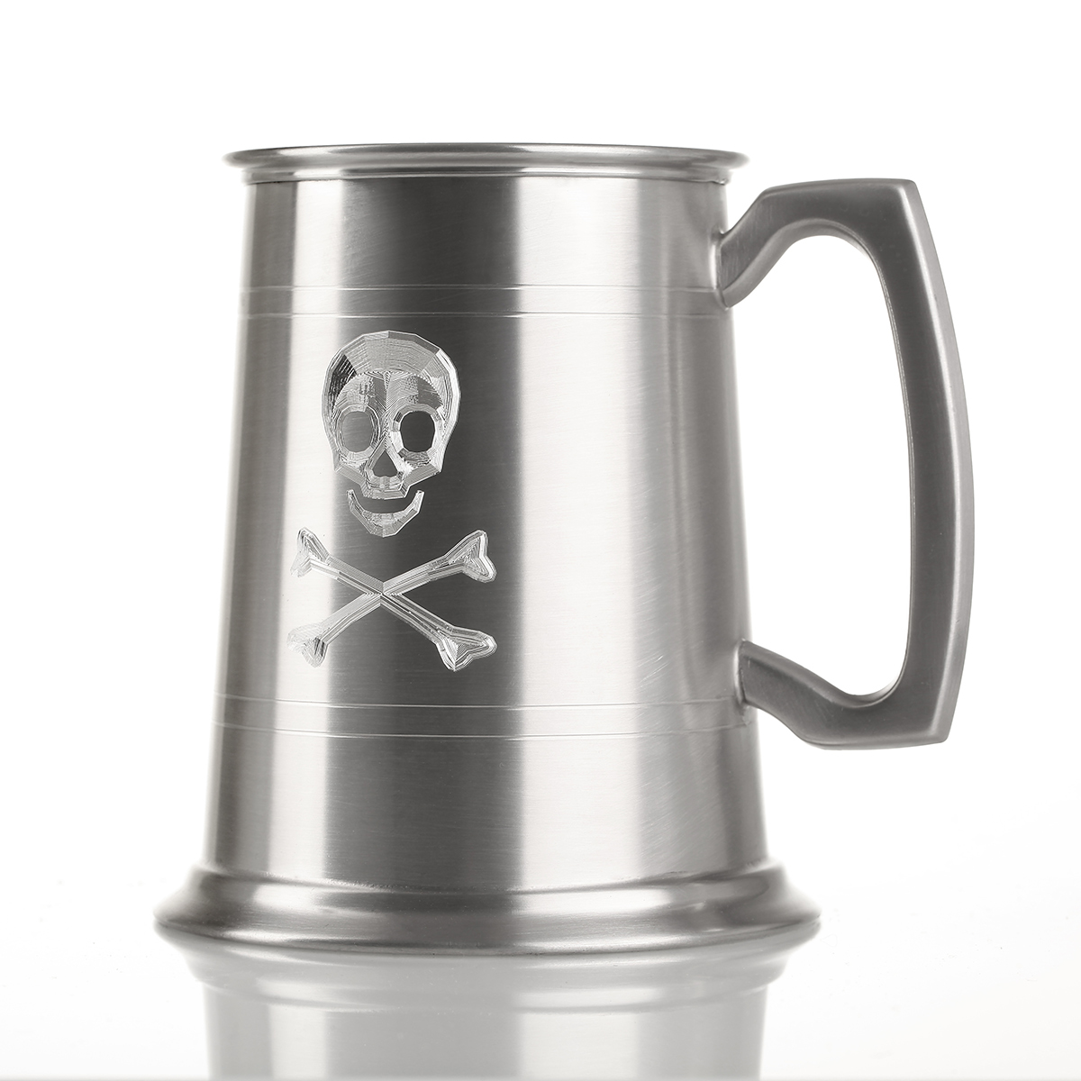 Pirate Skull Tankard - 1 Pint Totenkopf Bierkrug aus England im Mittelalter Stil
