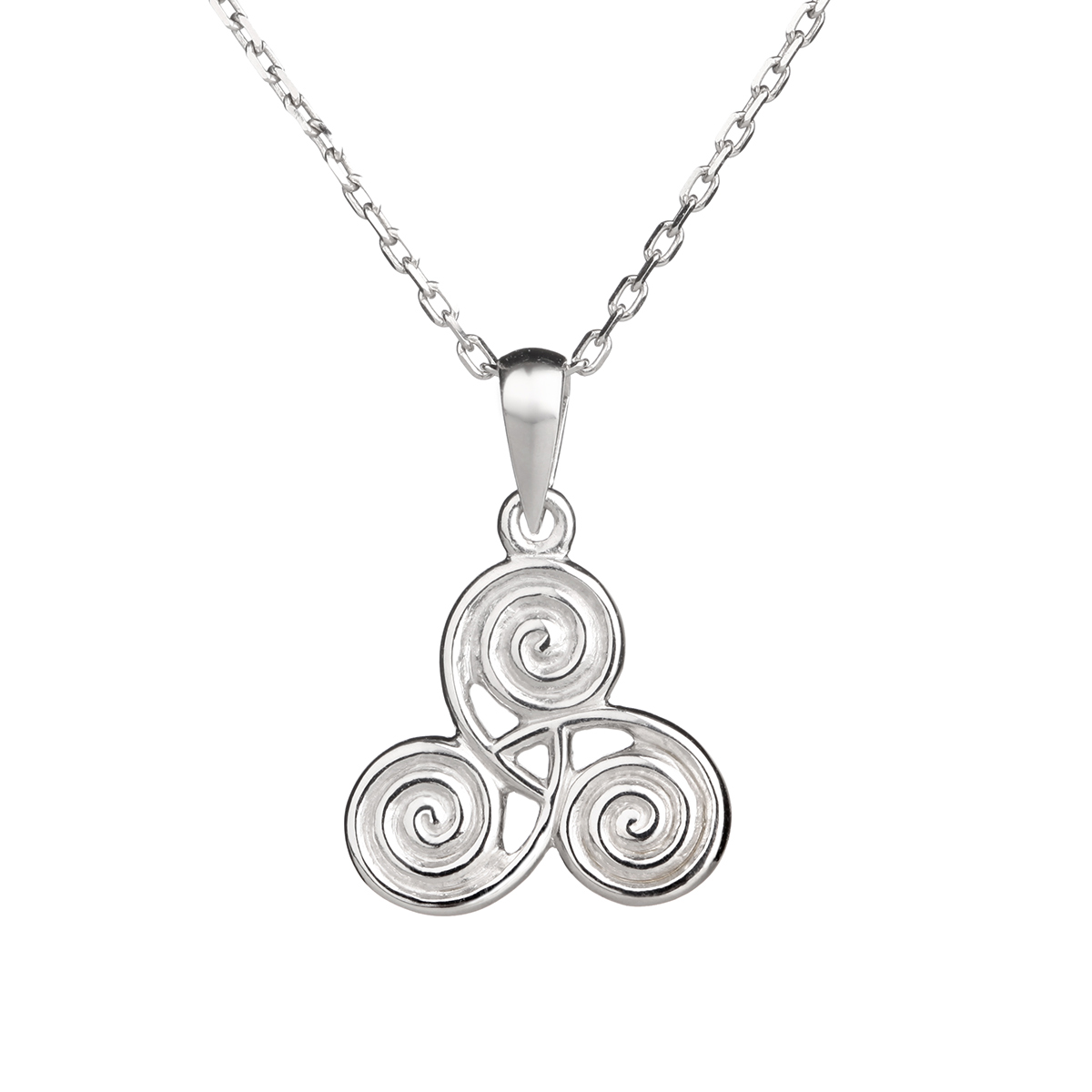 anhaenger-kette-newgrange-triskele-irland-silber-002 Newgrange Triskele - Keltischer Sterling Silber Anhänger aus Irland
