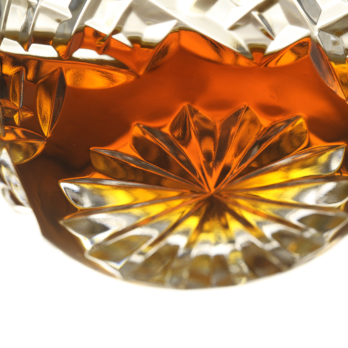 Edinburgh - Barrel Whisky Tumbler - Handgefertigt aus Kristallglas mit Diamantschliff