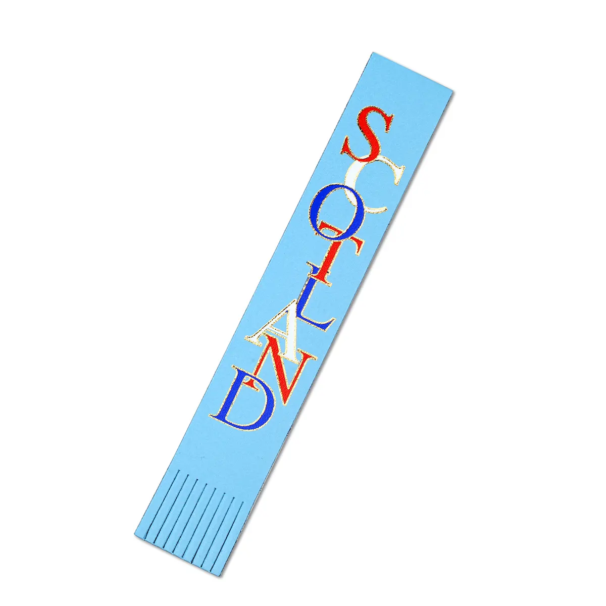 Scotland - Leder Lesezeichen aus Schottland in Hellblau - Made in Scotland Scotland - Leder Lesezeichen aus Schottland in Hellblau - Made in Scotland