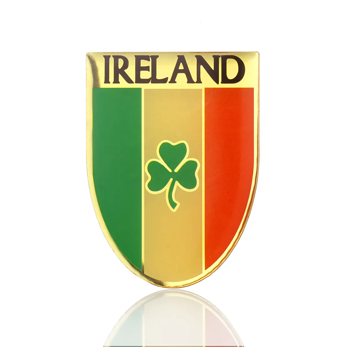 Irische Flagge Deko Magnet / Kühlschrankmagnet aus Irland - Metall & Emaille Irische Flagge Deko Magnet / Kühlschrankmagnet aus Irland - Metall & Emaille