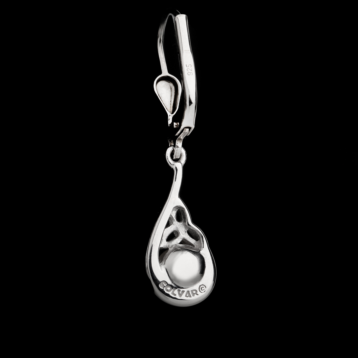 Trinity Pearl Kette - Sterling Silber mit Perle - handgefertigt in Irland