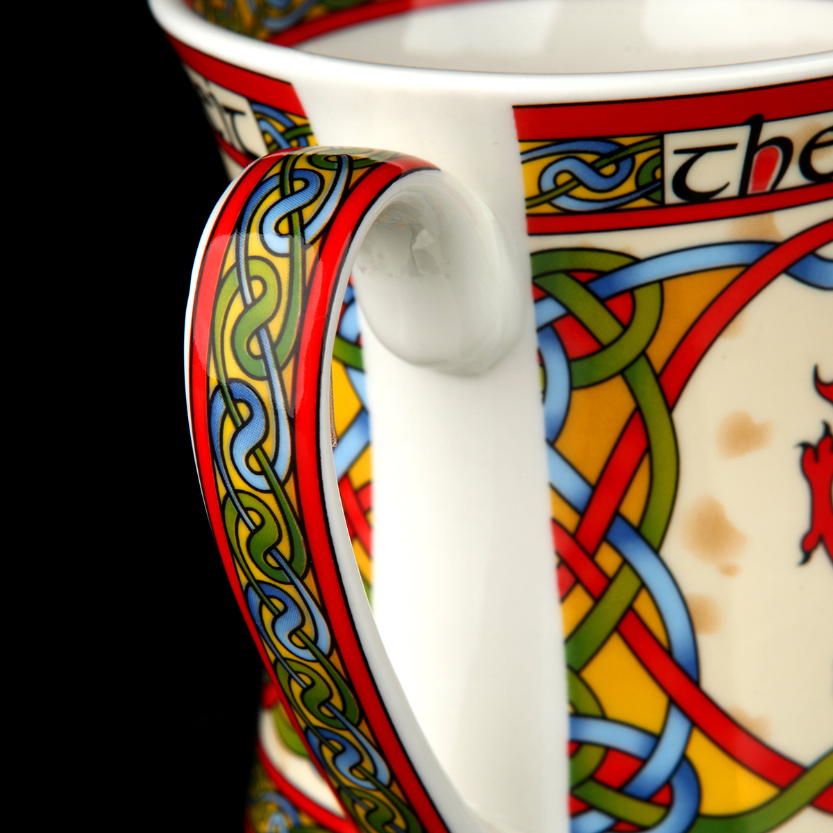 Kaffeebecher-Mug-wales-welsh-dragon-drache-005 The Welsh Dragon Mug - Kaffeebecher mit walisischem Drachen & Keltischen Mustern
