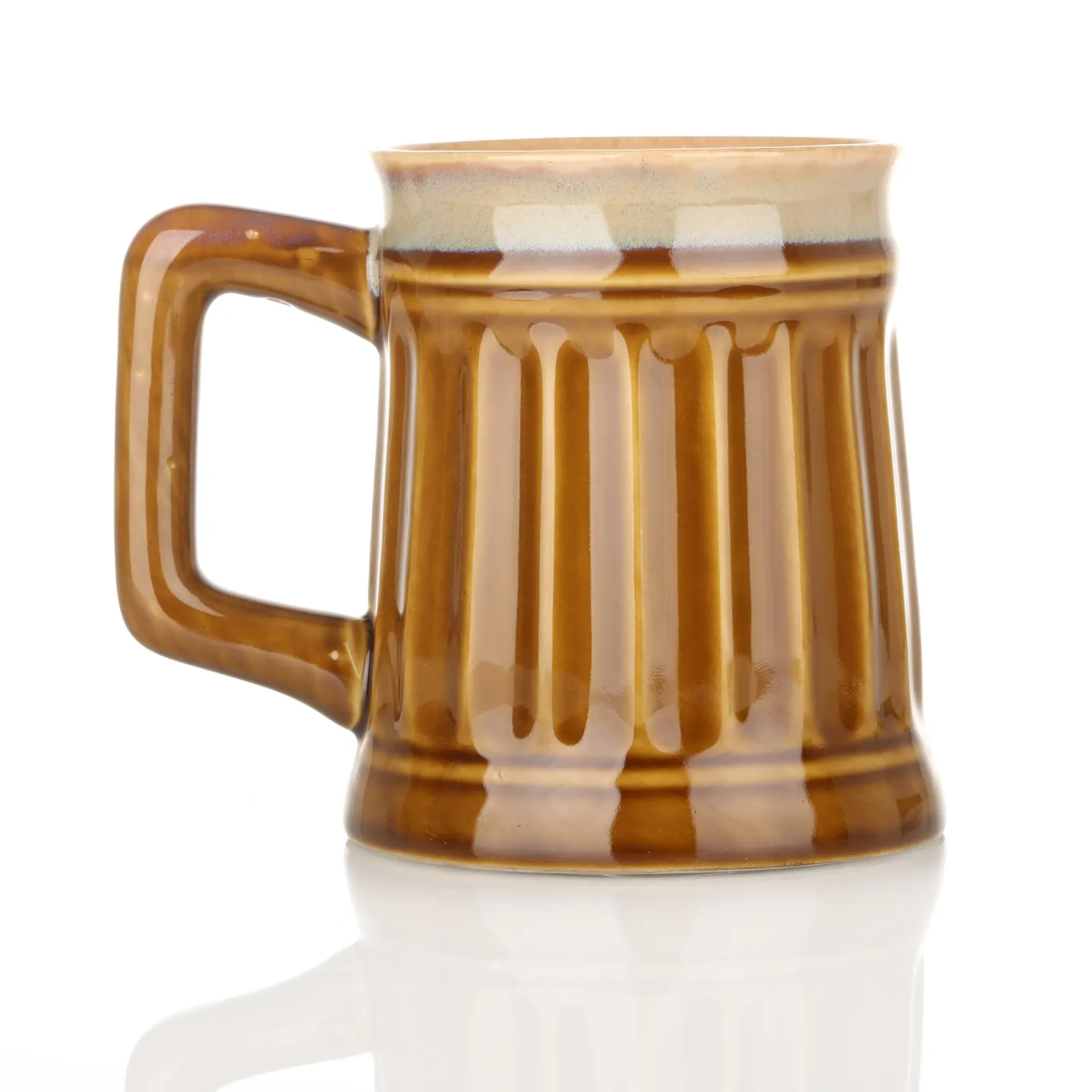 Scottish Thistle Stoneware Tankard - Schottische Distel Bierkrug