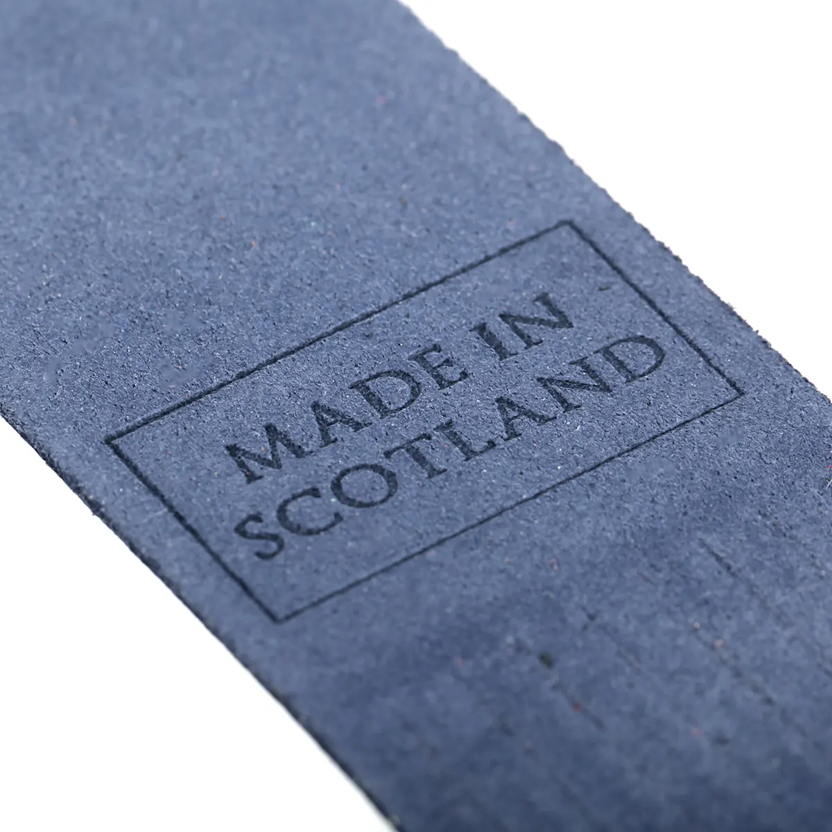 Edinburgh - Lesezeichen aus Leder in Blau - Made in Scotland