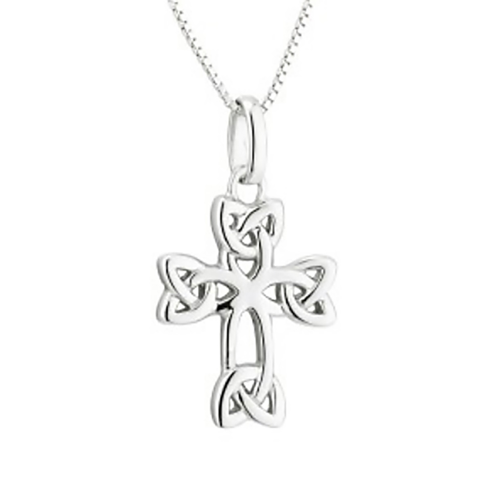 celtic-cross-keltisches-kreuz-kette-001iW0SuzpcFu1XM Trinity Celtic Cross - Keltisches Kreuz Anhänger & Kette handgefertigt in Irland