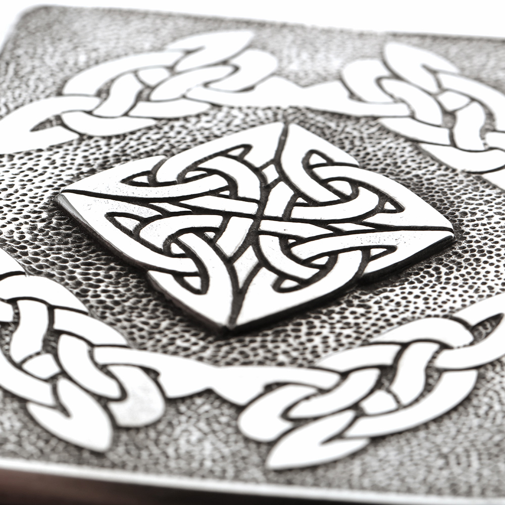 kilt-buckle-guertelschnalle-clanart-020 Celtic Square Kilt Gürtelschnalle - handgefertigt mit keltischen Ornamenten