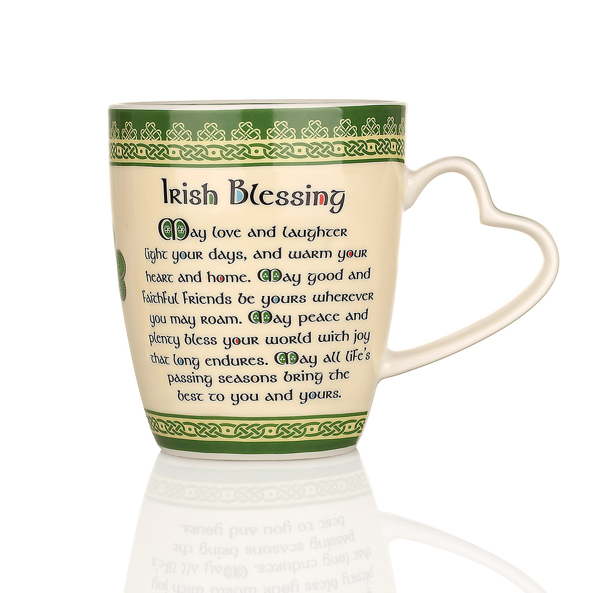 Irish Blessing Mug  "May love and laughter light your days"  Kaffeebecher aus Irland